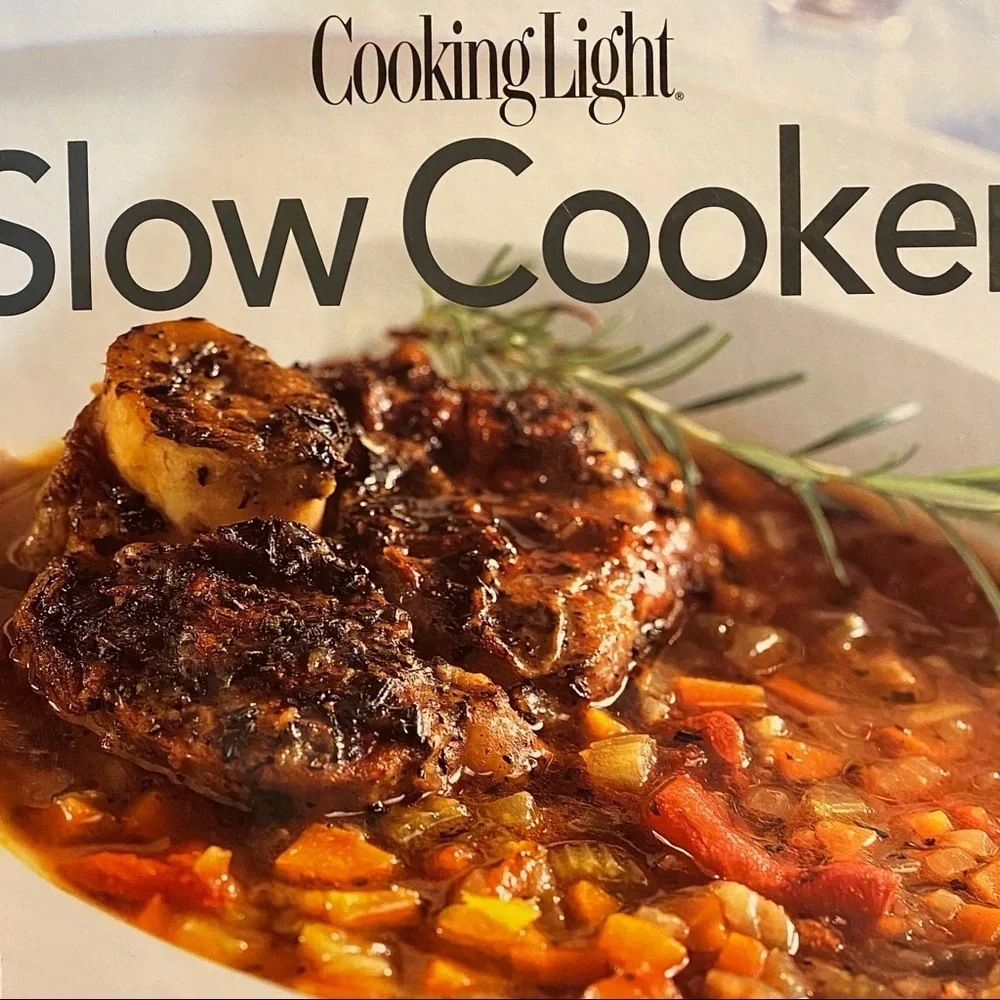 Cooking Light Slow Cooker Hard Cover Cookbook